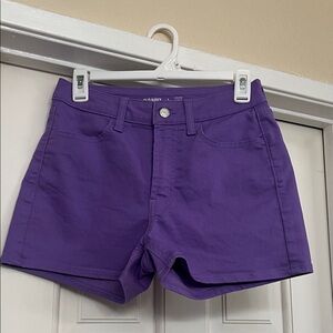 Old Navy Women's High Waist Purple Shorts